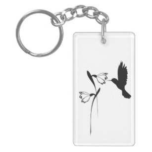 307x307 Hummingbird Flowers Silhouette Gifts Amp Gift Ideas Zazzle Uk