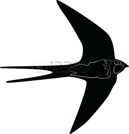 432x450 Hummingbird Outline Swallow Outline Silhouette Vector Hummingbird