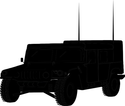 Humvee Silhouette at GetDrawings | Free download