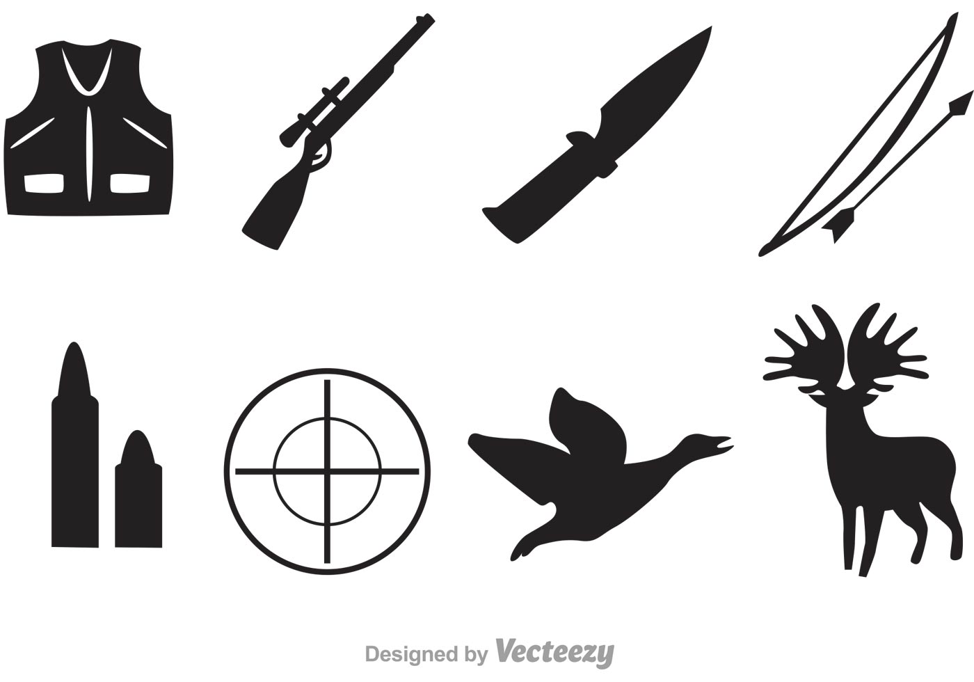 1400x980 Vector Hunter Black Icons