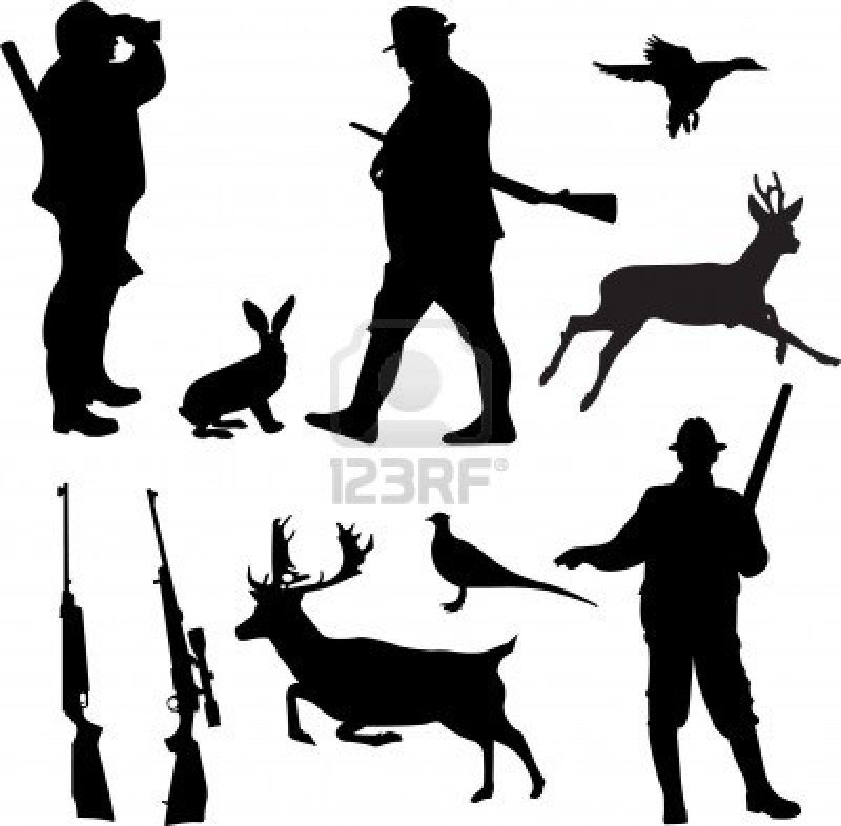 1200x1179 Hunting Collection Silhouettes Stock Photo Crafts Projects