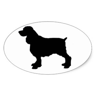 307x307 Hunting Dog Silhouette Stickers Zazzle