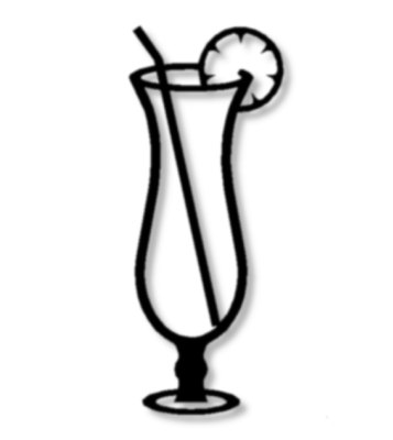 357x400 Hurricane Tropical Restaurant Bar Modern Wall Art Decor