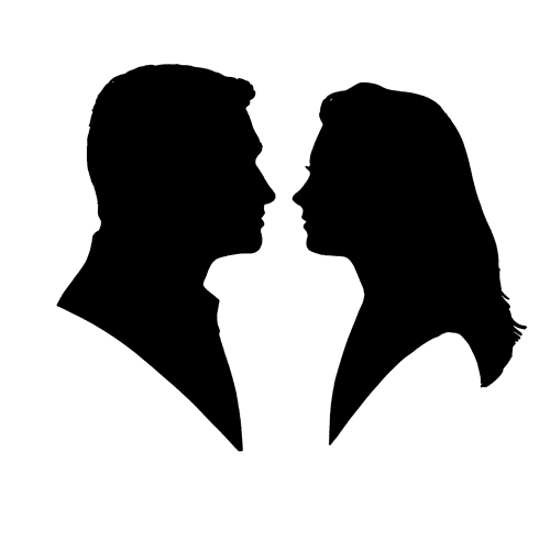 Husband And Wife Silhouette at GetDrawings | Free download