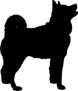 259x300 Snow Husky Dog Silhouette Car Decal Sticker Ebay