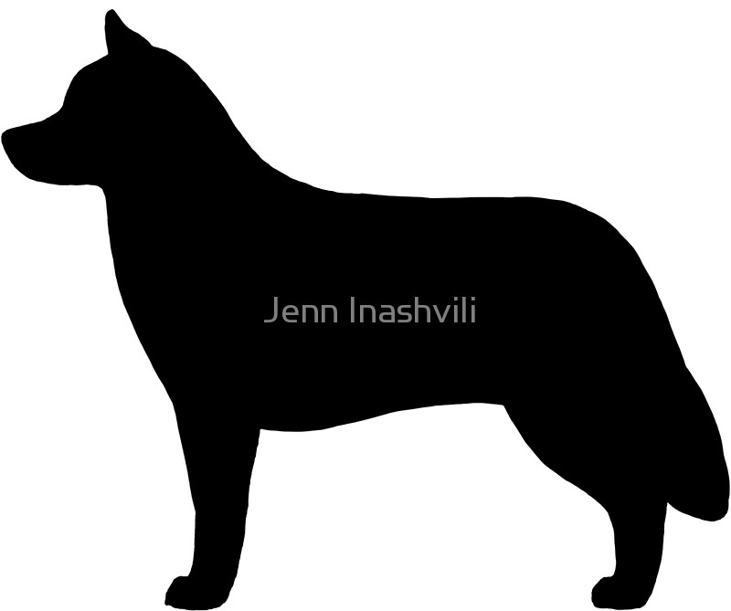 800x669 Siberian Husky Silhouette(S) Stickers By Jenn Inashvili Redbubble