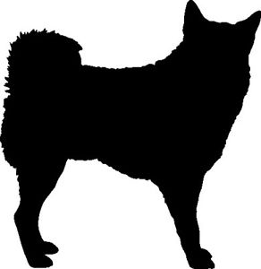 292x300 Husky Dog Silhouette Car Decal Sticker Ebay