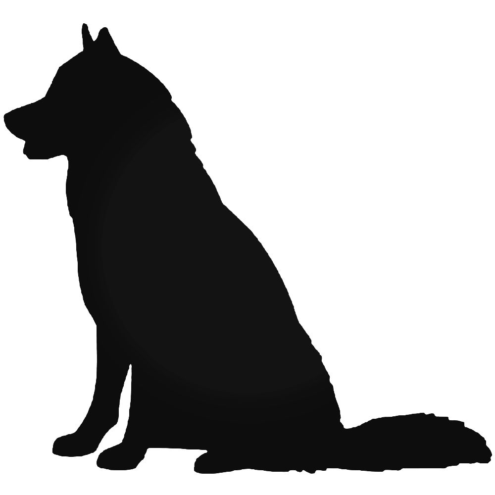 1000x1000 Husky Dog 2 Vinyl Decal Sticker
