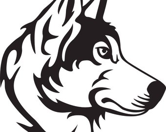 Download Husky Face Silhouette at GetDrawings.com | Free for personal use Husky Face Silhouette of your ...
