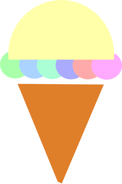 396x595 Ice Cream Silhouette Clip Art