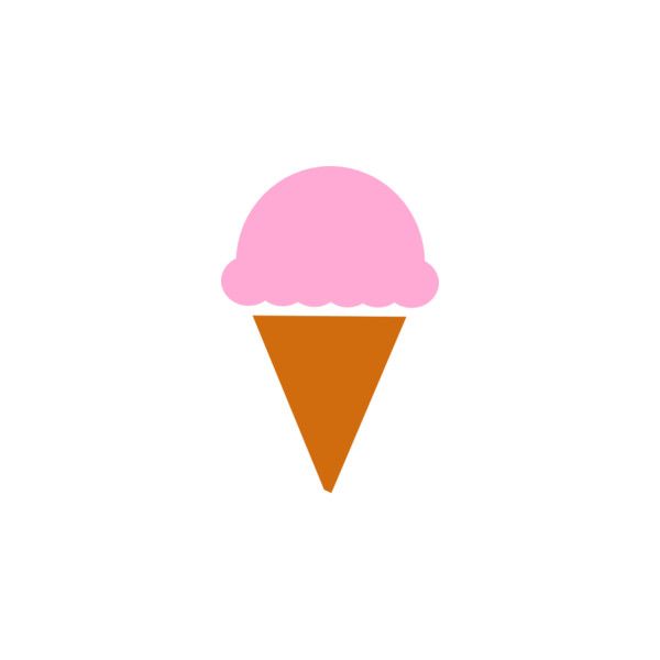 600x600 Ice Cream Silhouette Clip Art Diy Crazy Clip Art