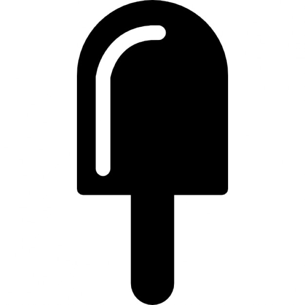 626x626 Ice Cream On Stick Silhouette Icons Free Download