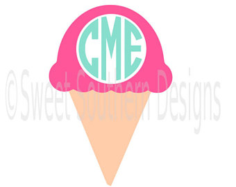 340x270 Ice Cream Silhouette Etsy