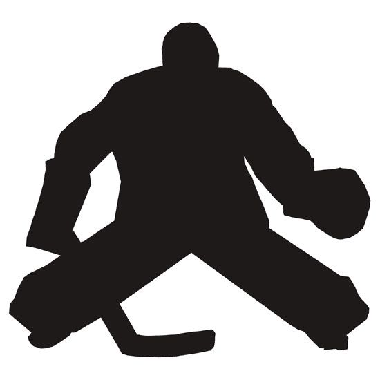 Ice Hockey Goalie Silhouette at GetDrawings | Free download