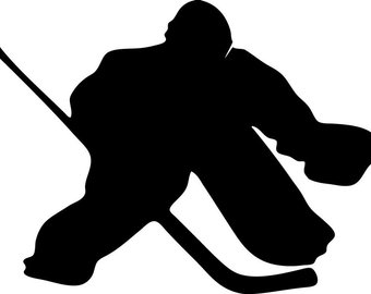 Ice Hockey Goalie Silhouette at GetDrawings | Free download