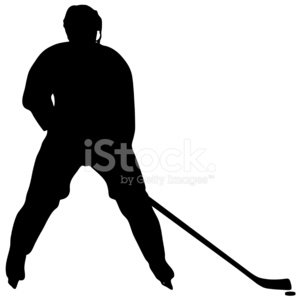 300x300 Ice Hockey Player Stock Vectors