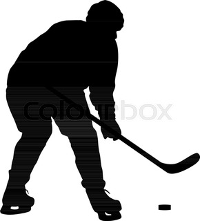 290x320 Silhouette Of The Hockey Player