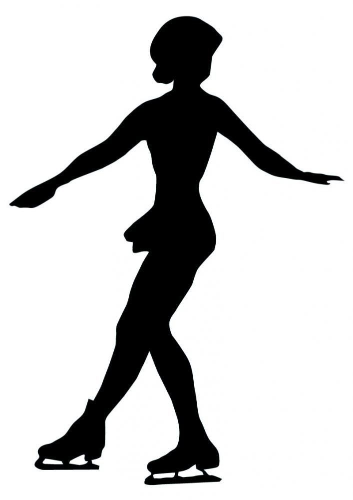 Ice Skate Silhouette at GetDrawings.com | Free for personal use Ice