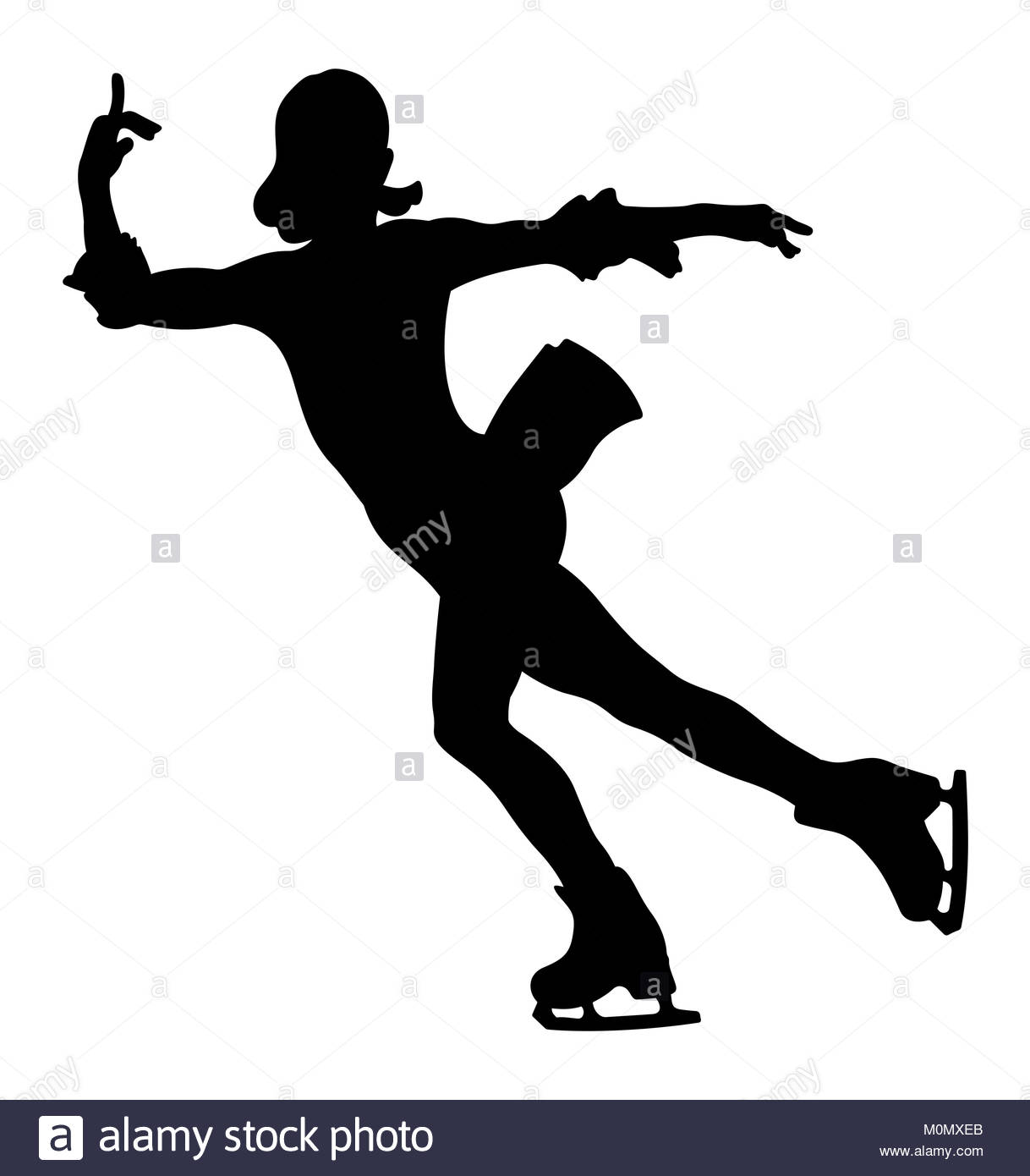 1218x1390 Figure Skater Cut Out Stock Images Amp Pictures