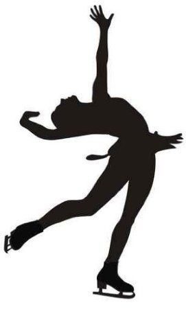 271x450 Layback Figure Skater Wall Decal My Vi Wall Decals