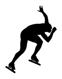 236x300 Ice Skating Royalty Free Vectors