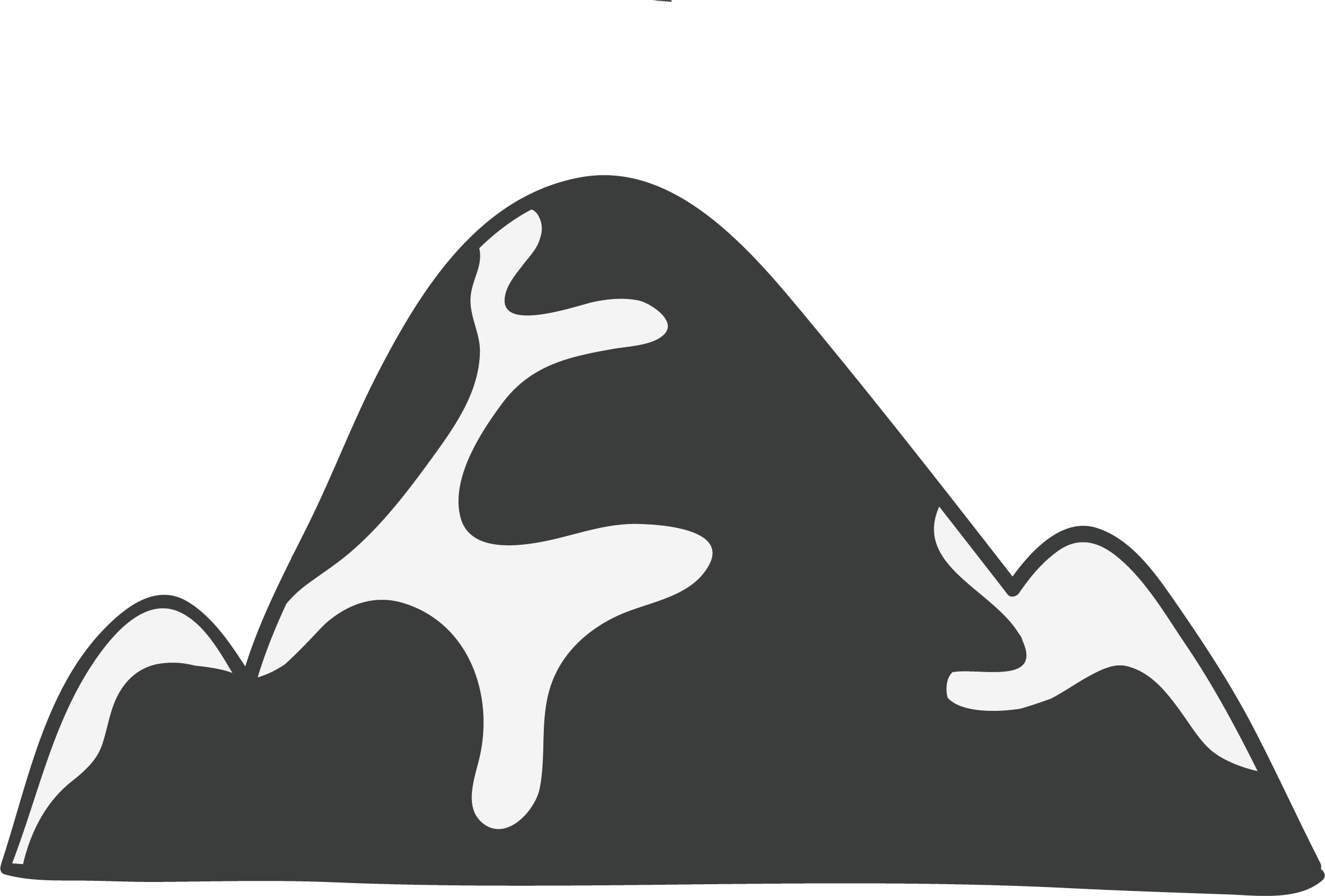 2361x1597 Euclidean Vector Silhouette Illustration