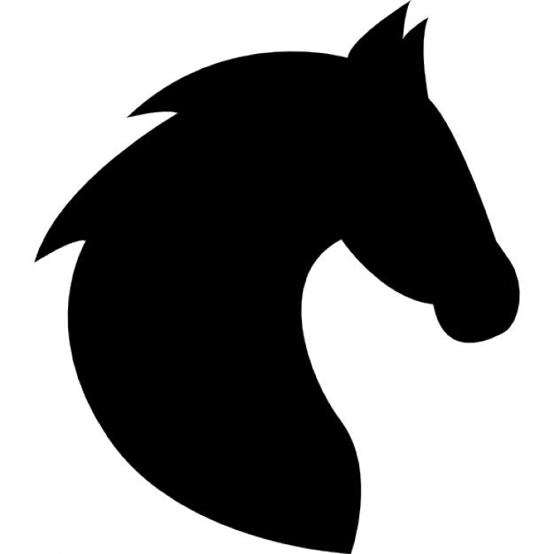 626x626 Horse Head Silhouette