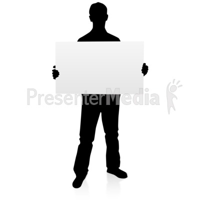 400x400 Man Holding Board Silhouette