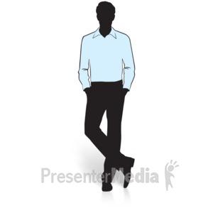 300x300 Silhouette Of A Man In Suit And Tie