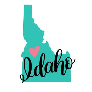 300x300 Idaho Silhouette Design, Idaho And Silhouettes