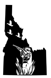 219x330 Idaho Duck Hunting Decal Sticker