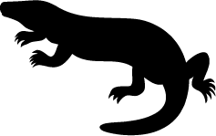 237x149 Reptiles Amphibians Silhouettes Silhouettes Of Reptiles