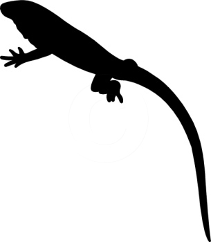 305x350 Silhouettes Clipart Iguana Silhouette 0609 18