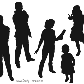 340x340 Free Illustrator Silhouette People 123freevectors