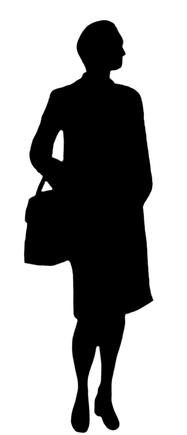 382x886 Silhouettes Of People