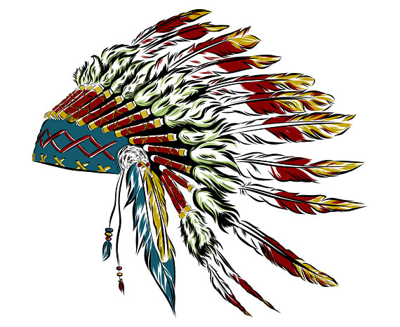 Indian Headdress Silhouette at GetDrawings | Free download