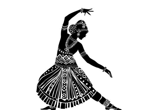 512x373 Indian Dancing Silhouette
