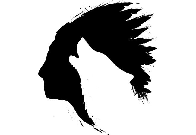 650x450 Indian Howling Wolf Silhouettes Artwork Cricut Creations