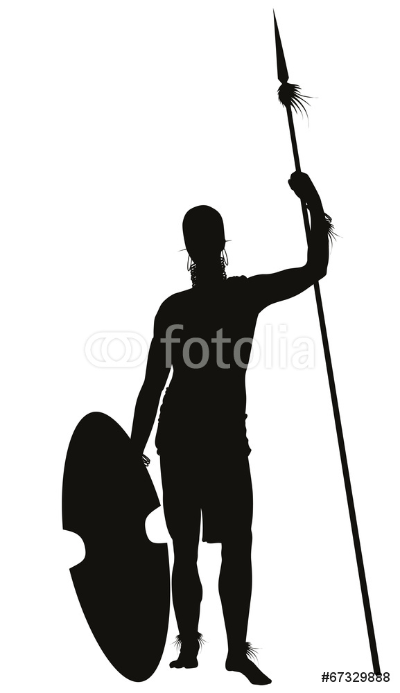 Indian Warrior Silhouette