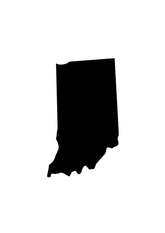 570x806 State Of Indiana In Outline Laptop Cup Decal Svg Digital Download
