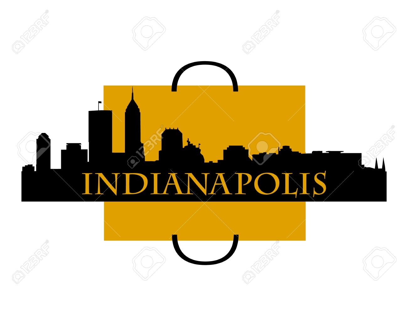 1300x1040 Indianapolis Skyline Clipart Collection