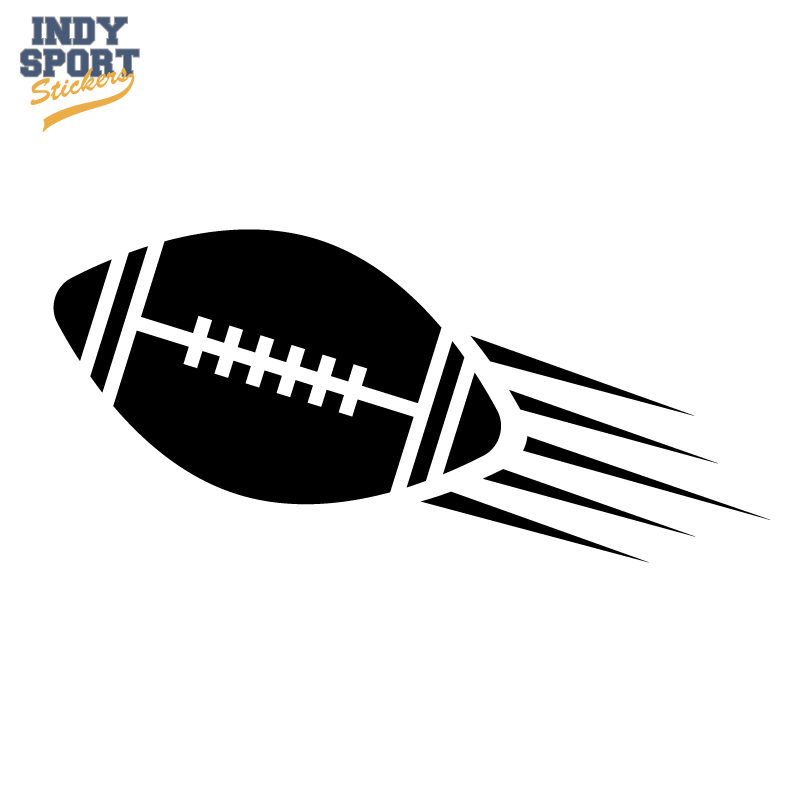 800x800 Football Flying Silhouette