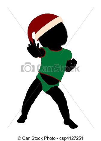 337x470 Female Christmas Infant Toddler Illustration Silhouette