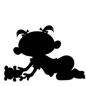 300x300 Free Baby Silhouette Clipart Image 0515 1002 0103 4317 Baby Clipart