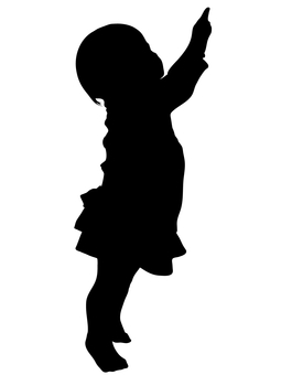 255x340 Free Silhouette Vector An Illustration, Kids