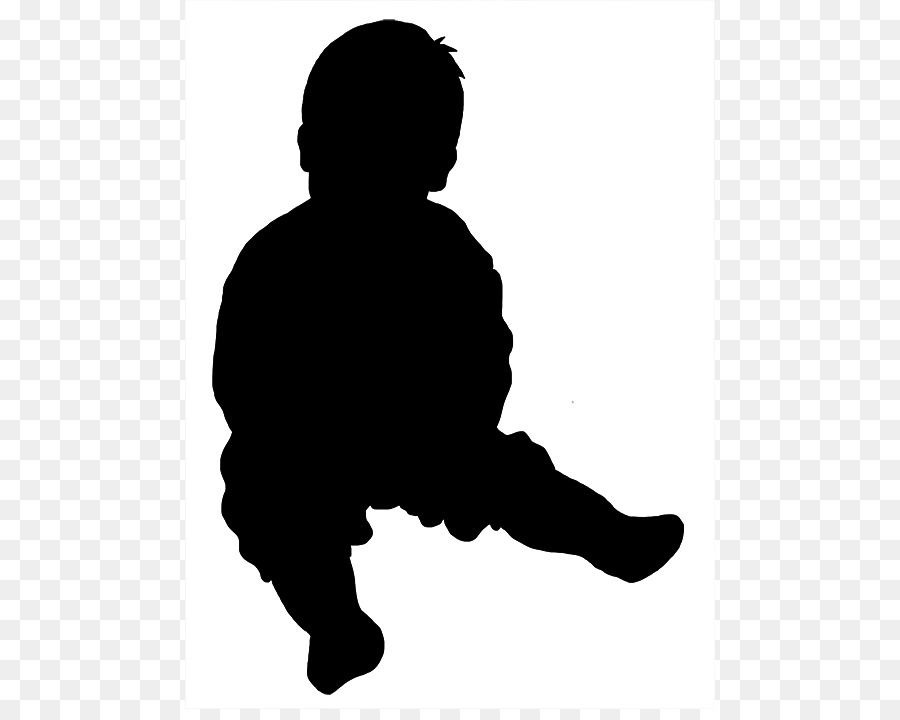 900x720 Silhouette Infant Child Clip Art