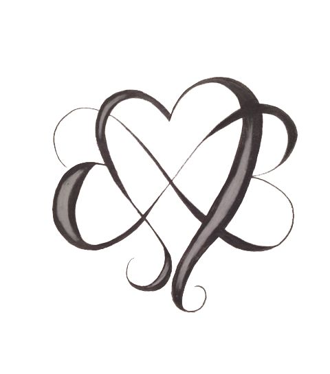 480x545 Infinity Double Heart Vector