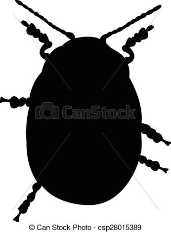 346x470 An Insect Silhouette Vector