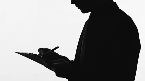 480x270 Silhouette Of Businessperson Signing Document, Start Up Plan