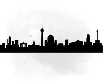 340x270 City Skyline Bulidings Svg Clipart, International City Digital
